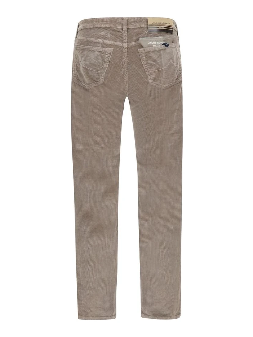 Brown Cotton Pants