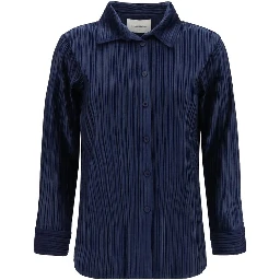 Blue Polyester Shirt