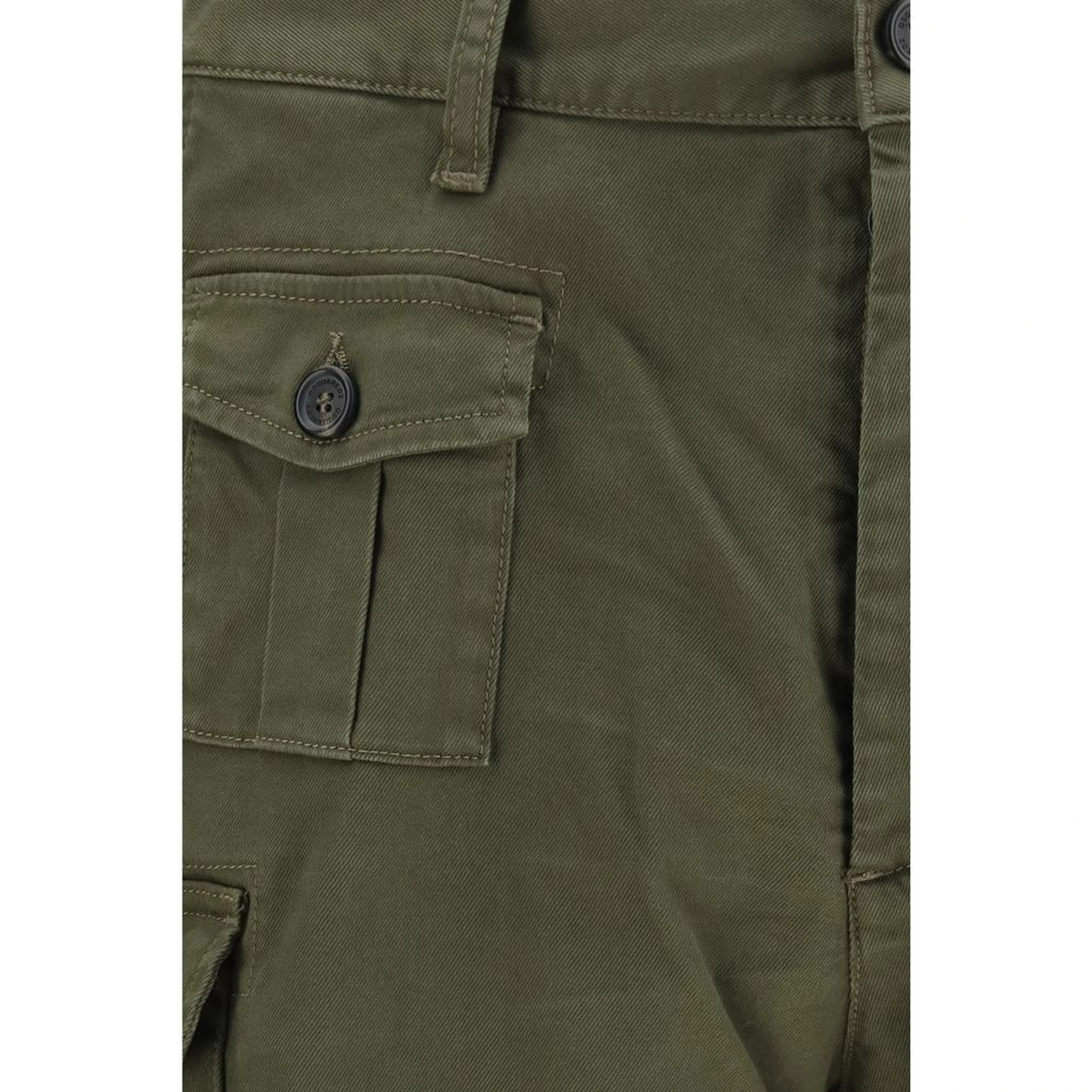 Bicolor Cotton Bermuda Shorts