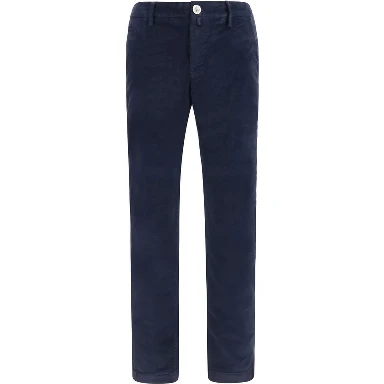 Blue Cotton Chino Pants