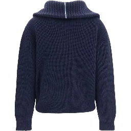 Blue Cashmere Polo Shirt