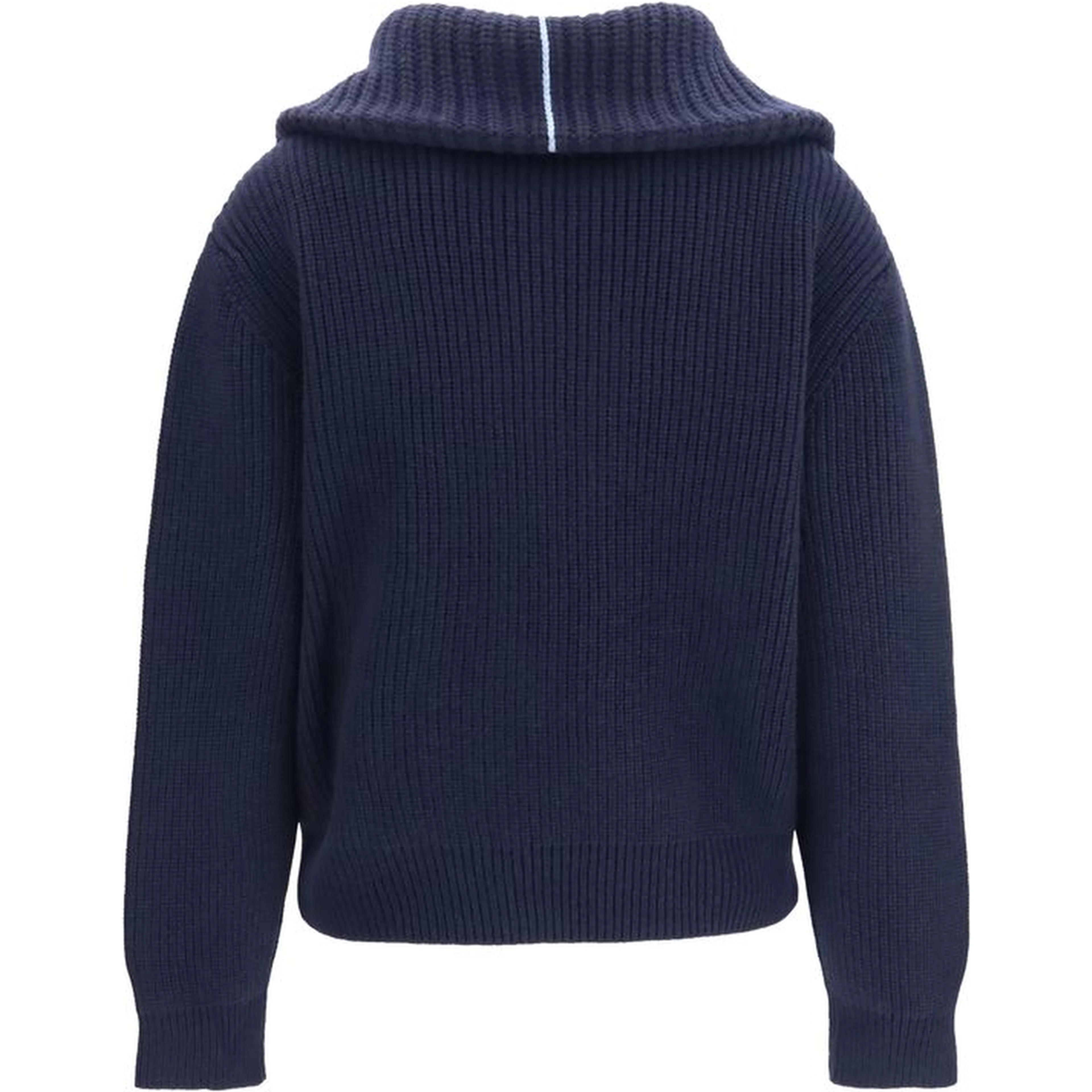 Blue Cashmere Polo Shirt