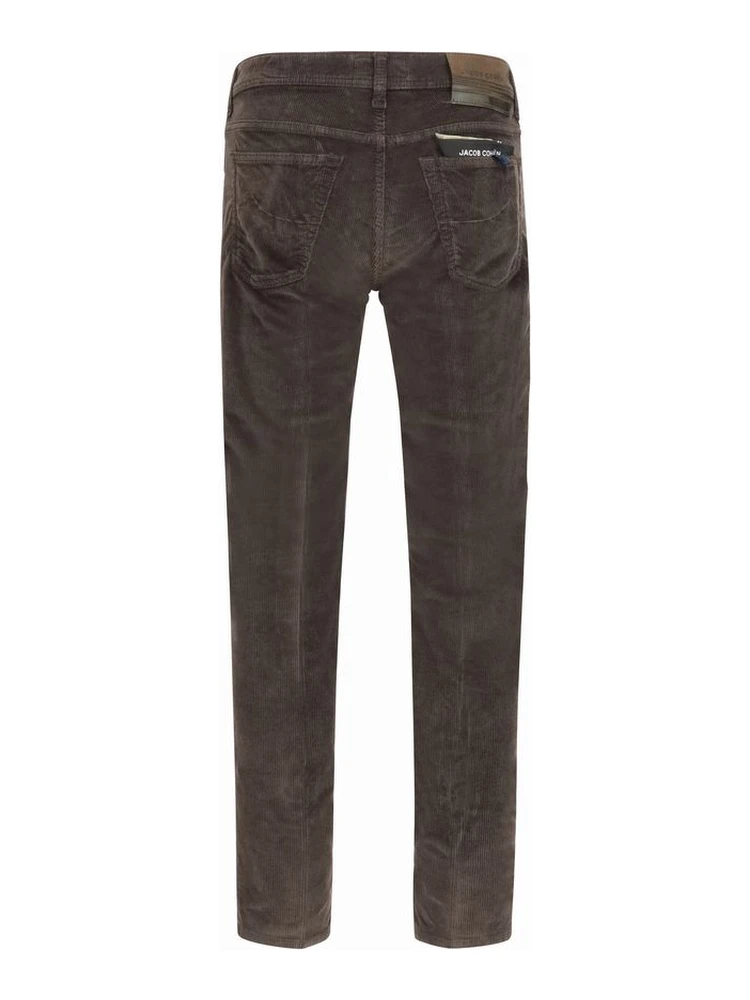 Brown Cotton Casual Pants alternative
