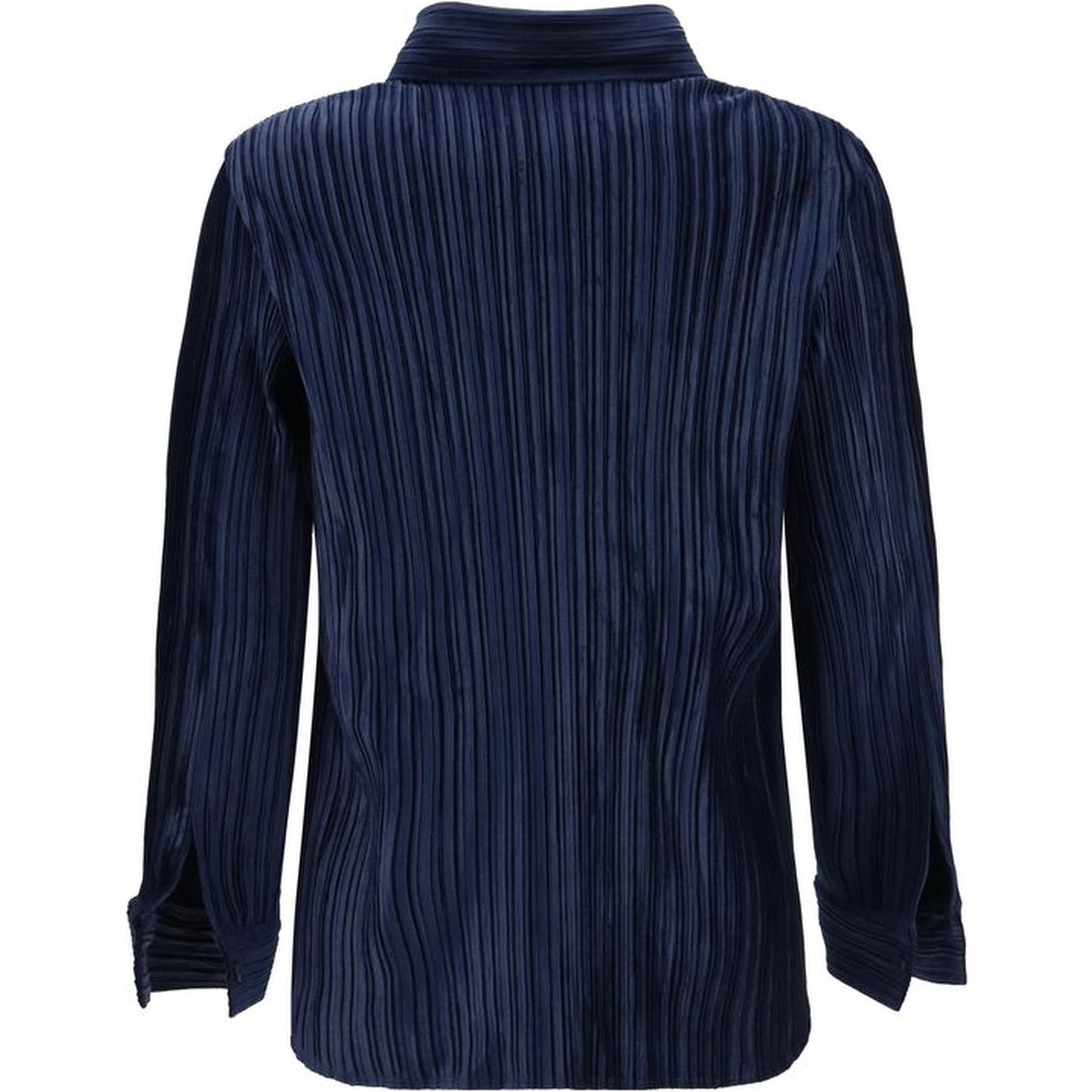 Blue Polyester Shirt