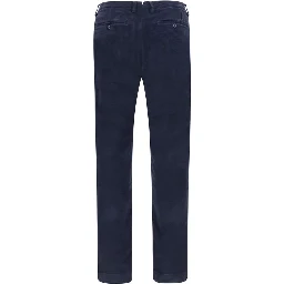 Blue Cotton Chino Pants