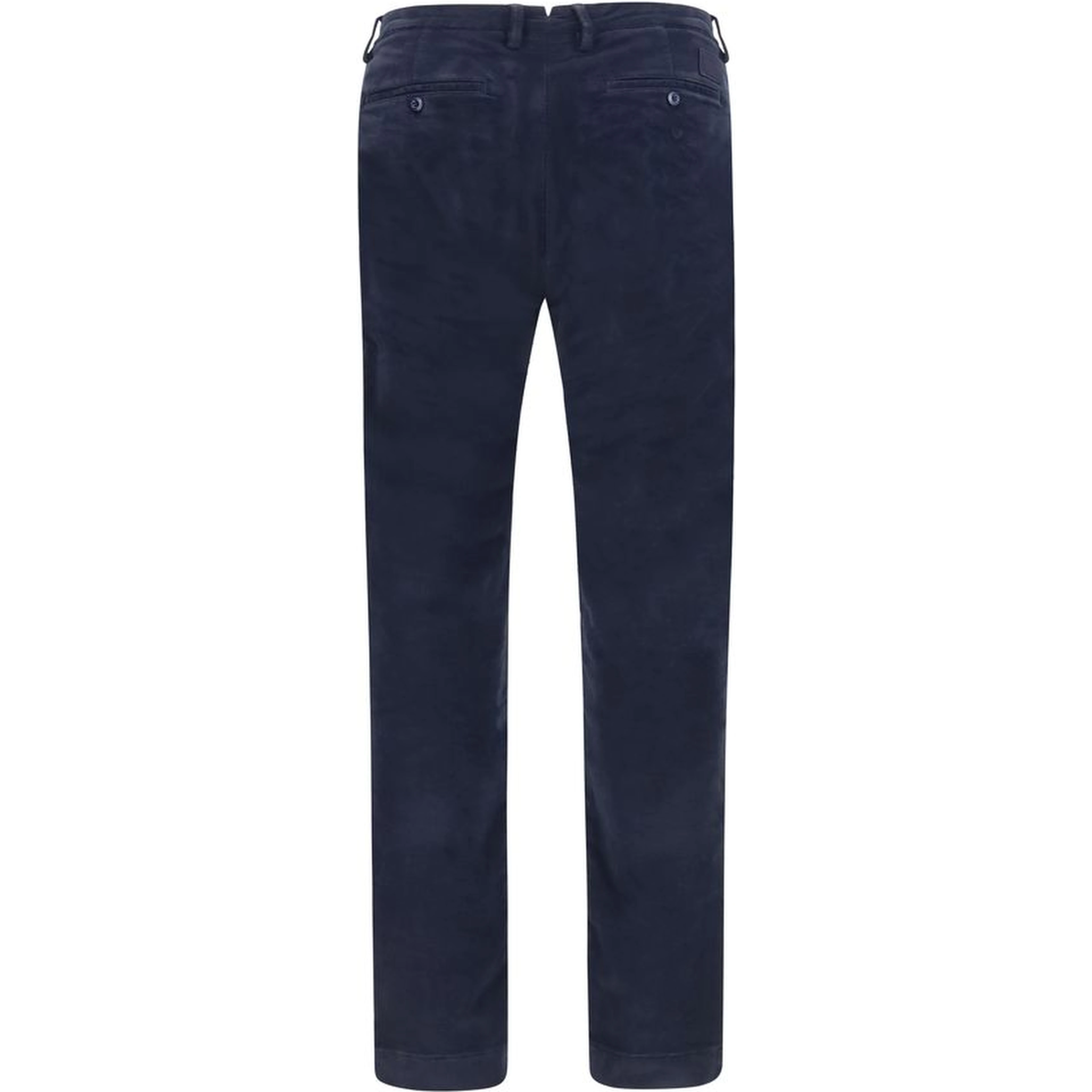 Blue Cotton Chino Pants