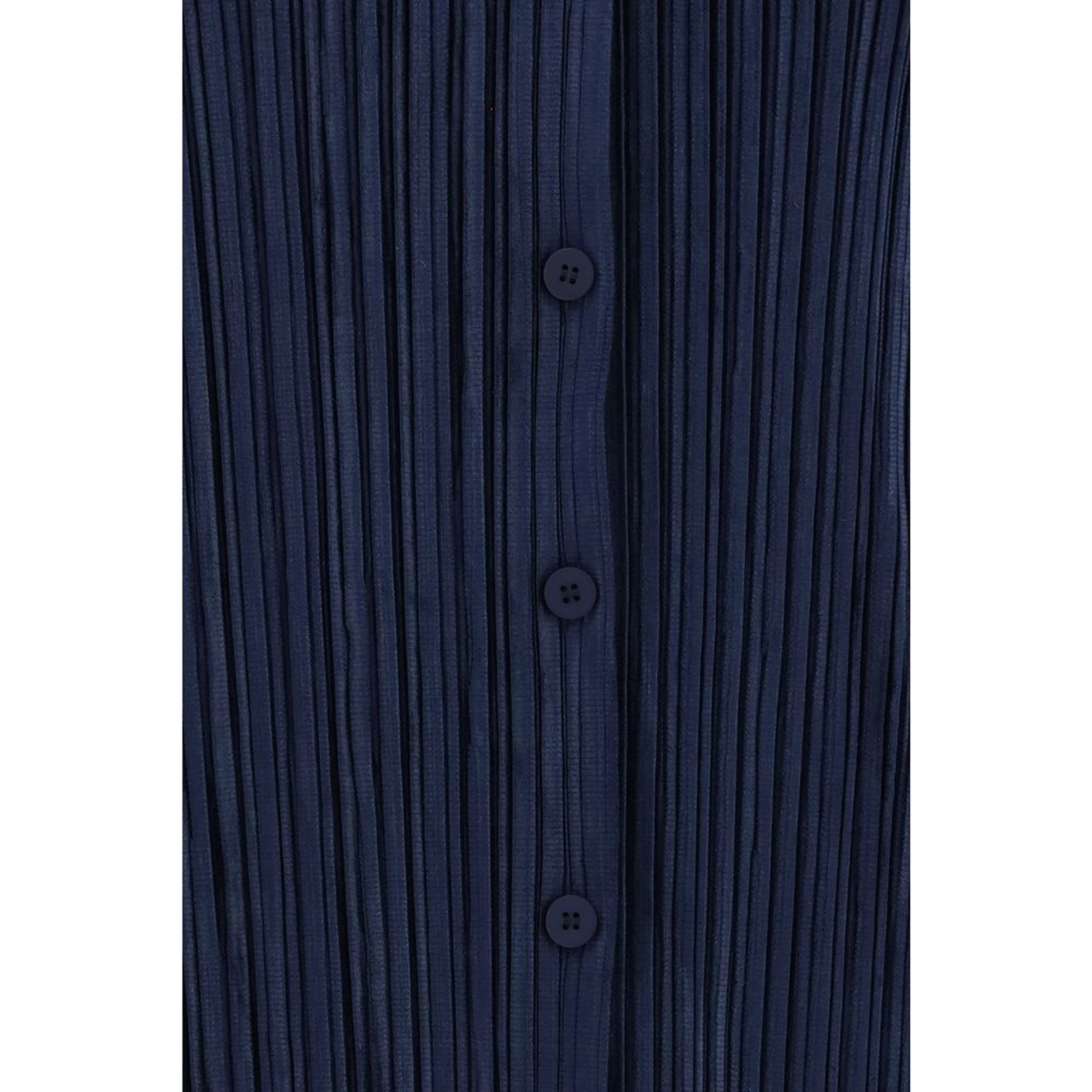 Blue Polyester Shirt