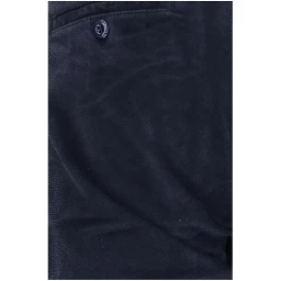 Blue Cotton Chino Pants