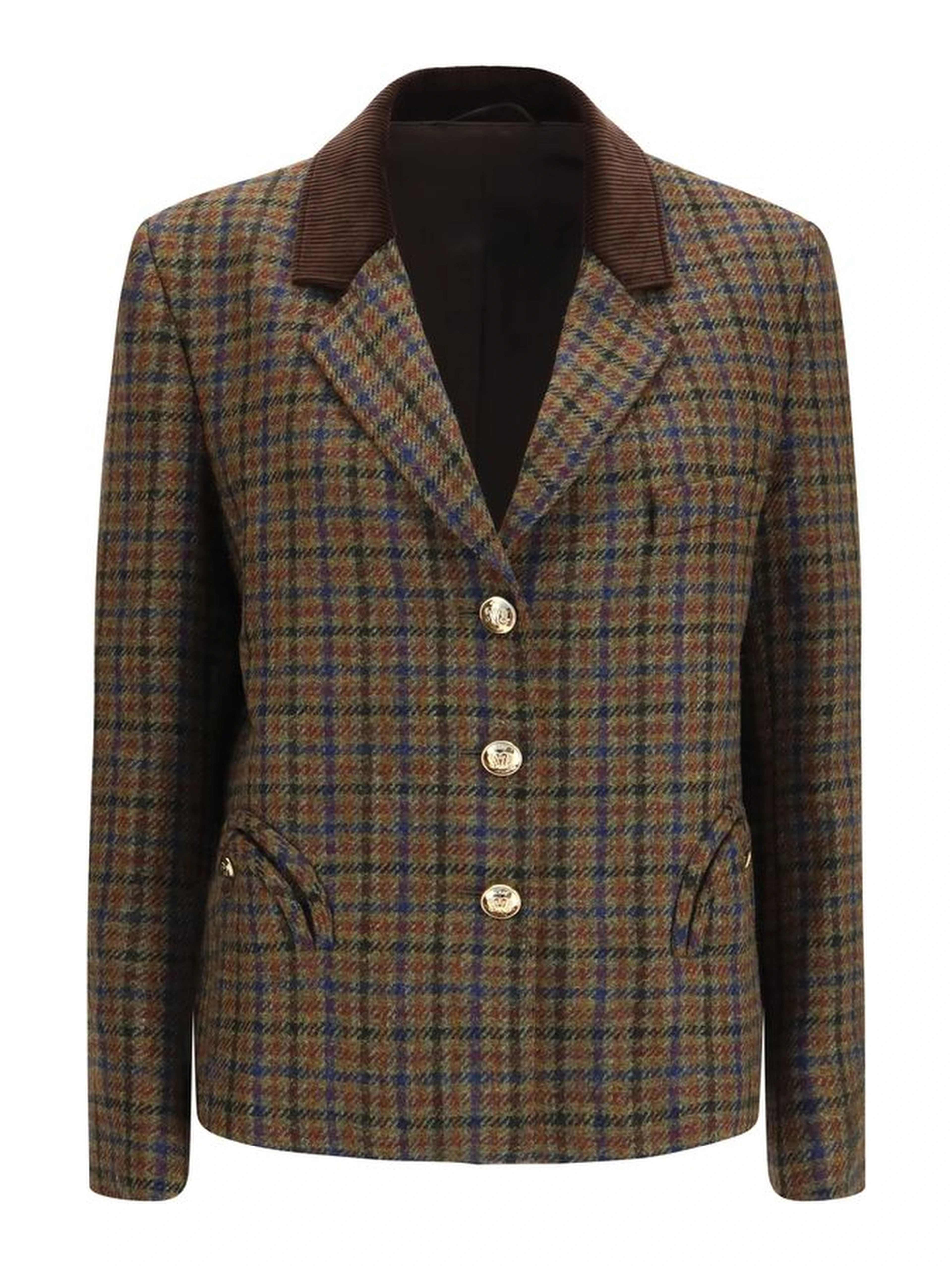Multicolor Wool Oves Aries Blazer