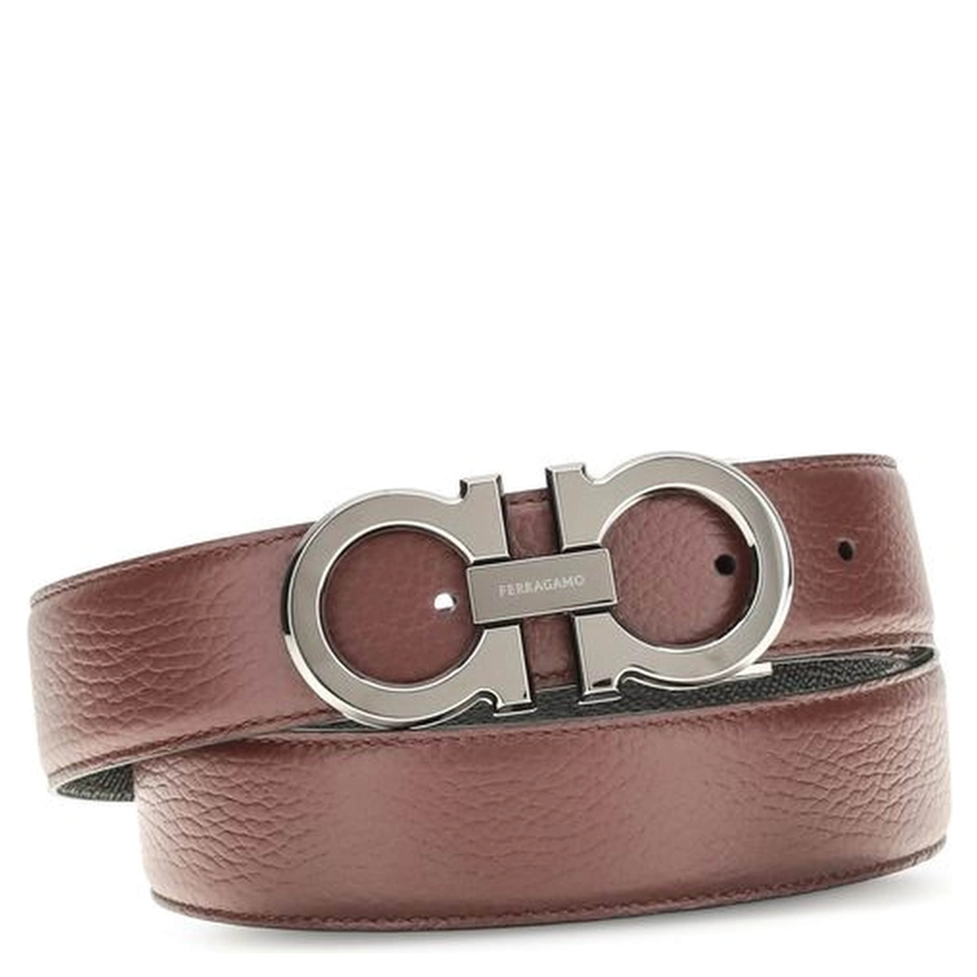 Brown Calf Leather Bos Taurus Belt