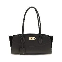 Black Calf Leather Bos Taurus Shoulder Bag