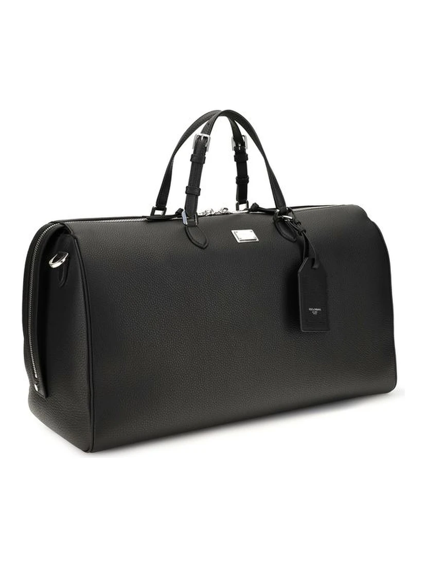 Black Calf Leather Bos Taurus Briefcase