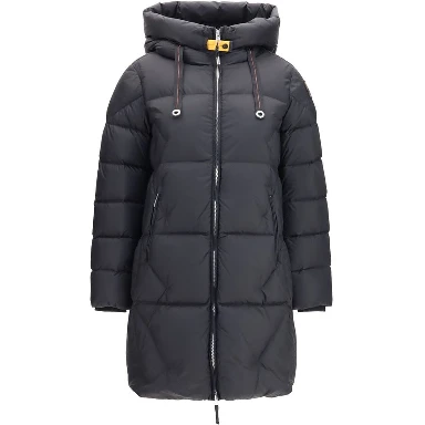 Black Goose Down Full-Length Jacket
