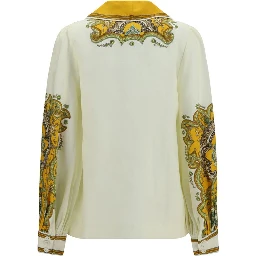 Beige Linen Pattern Shirt