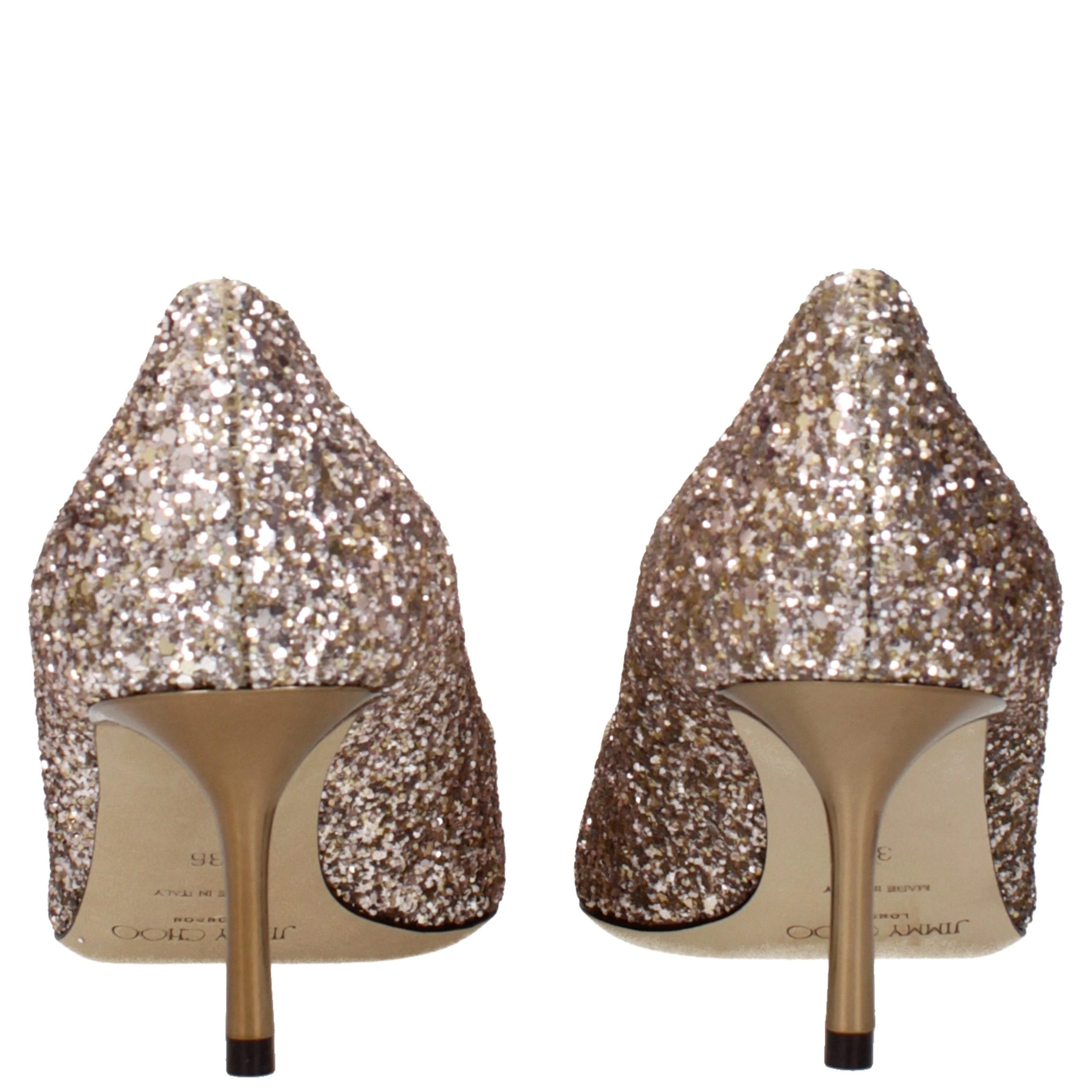 Pink Plastic High Heel Pumps