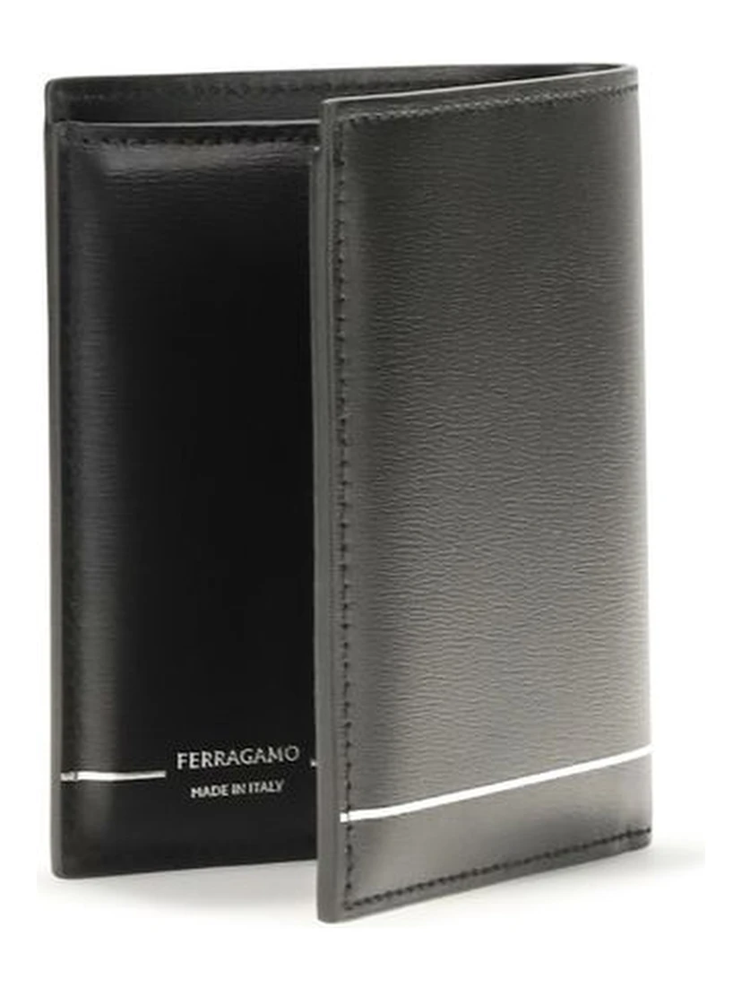 Black Calf Leather Bos Taurus Wallet