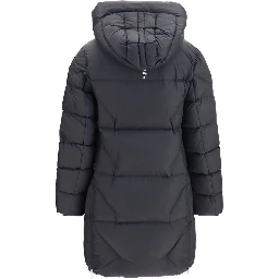 Black Goose Down Full-Length Jacket