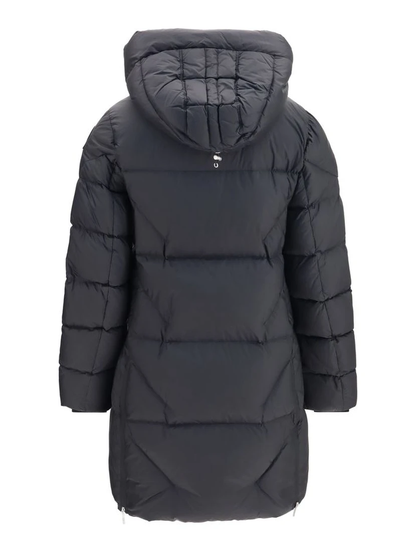 Black Goose Down Full-Length Jacket