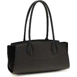 Black Calf Leather Bos Taurus Shoulder Bag