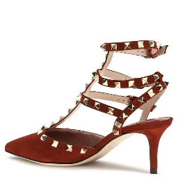 Multicolor Suede Leather High Heel Pumps