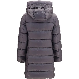 Gray Goose Down Full-Length Jacket