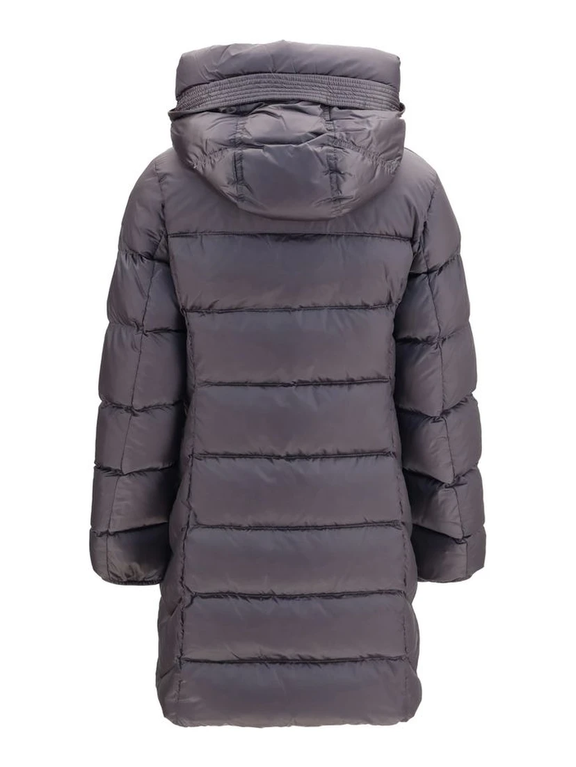 Gray Goose Down Full-Length Jacket