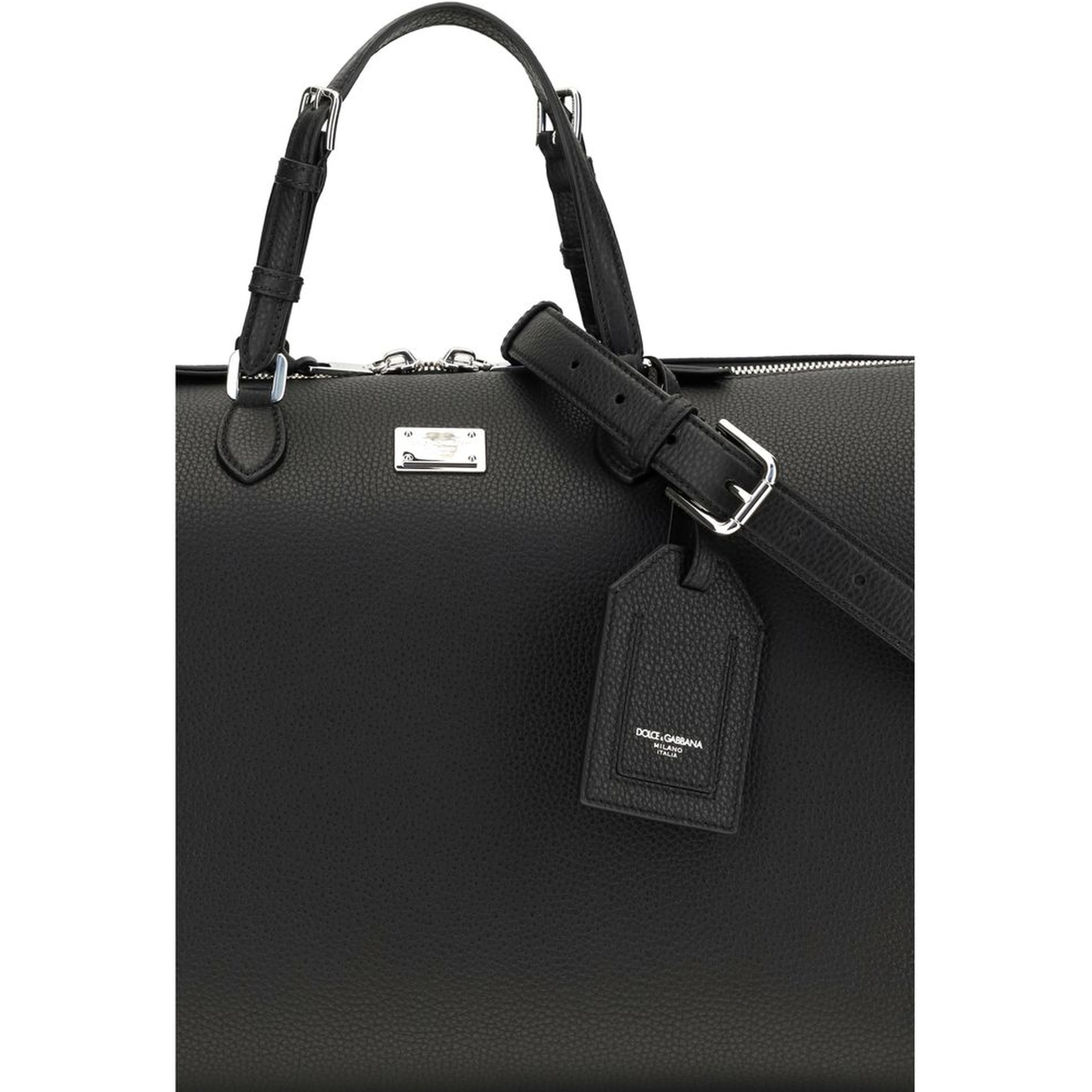 Black Calf Leather Bos Taurus Briefcase