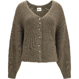 Bicolor Cashmere Cardigan