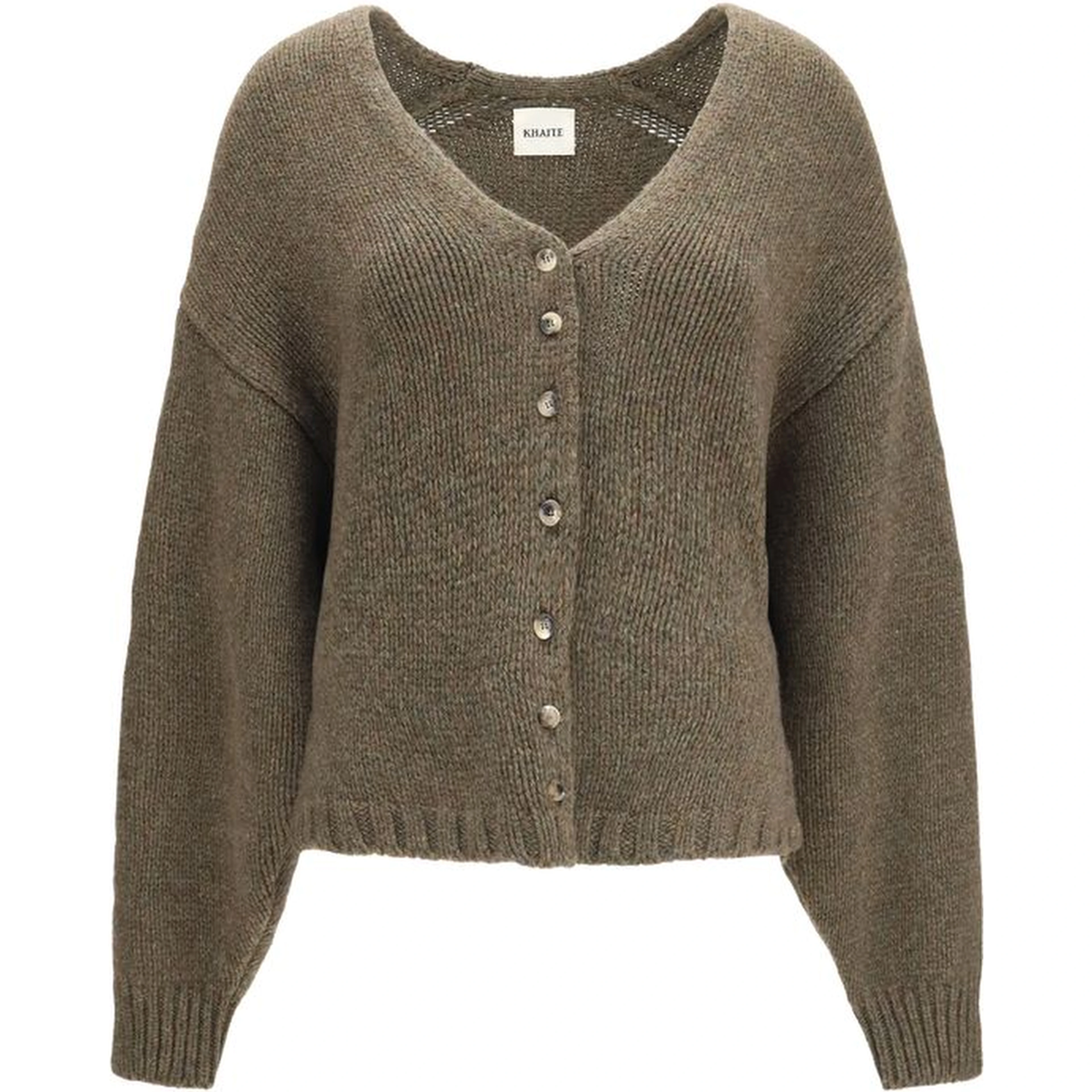 Bicolor Cashmere Cardigan