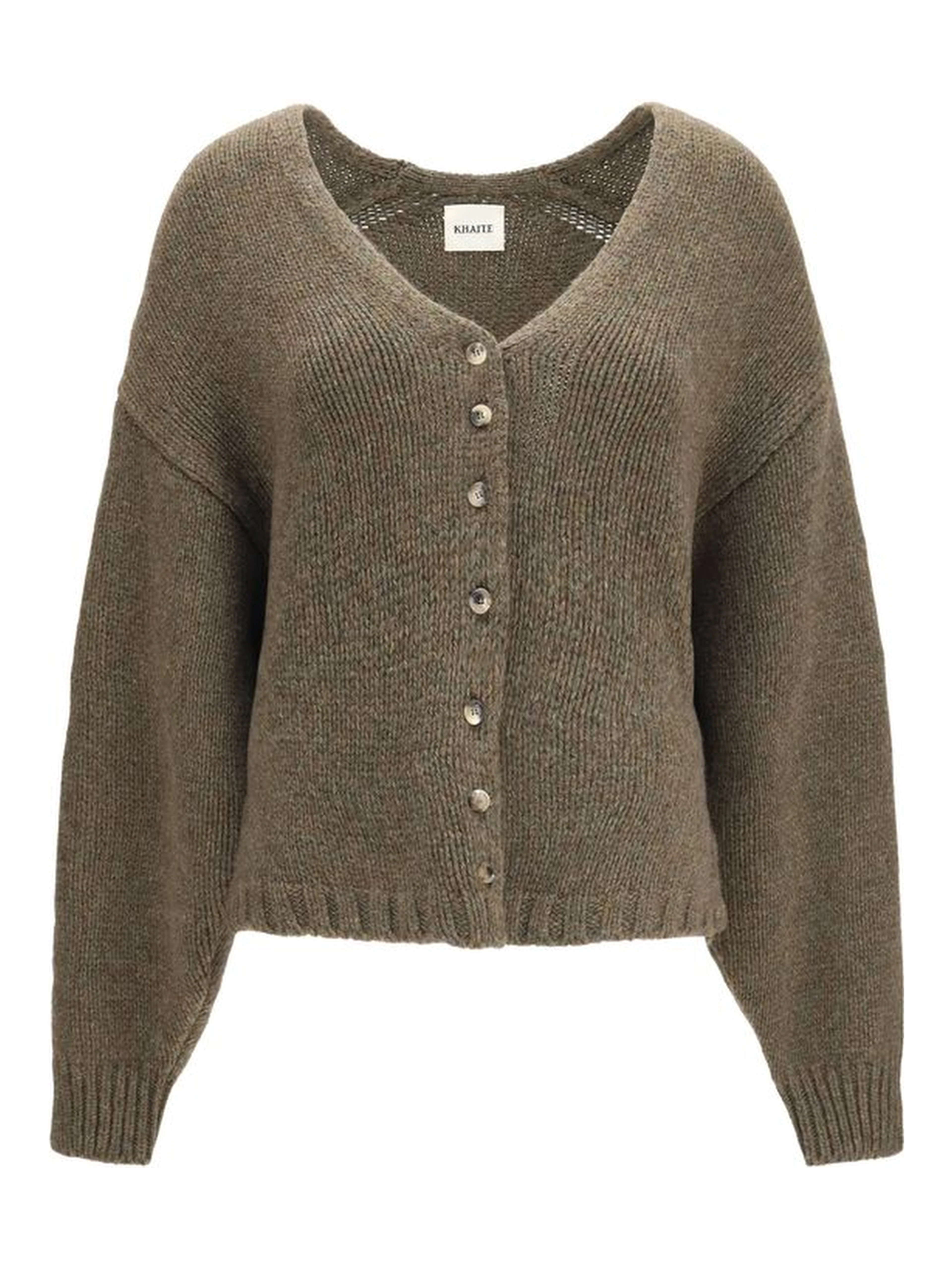 Bicolor Cashmere Cardigan