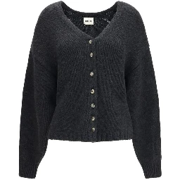 Gray Cashmere Cardigan