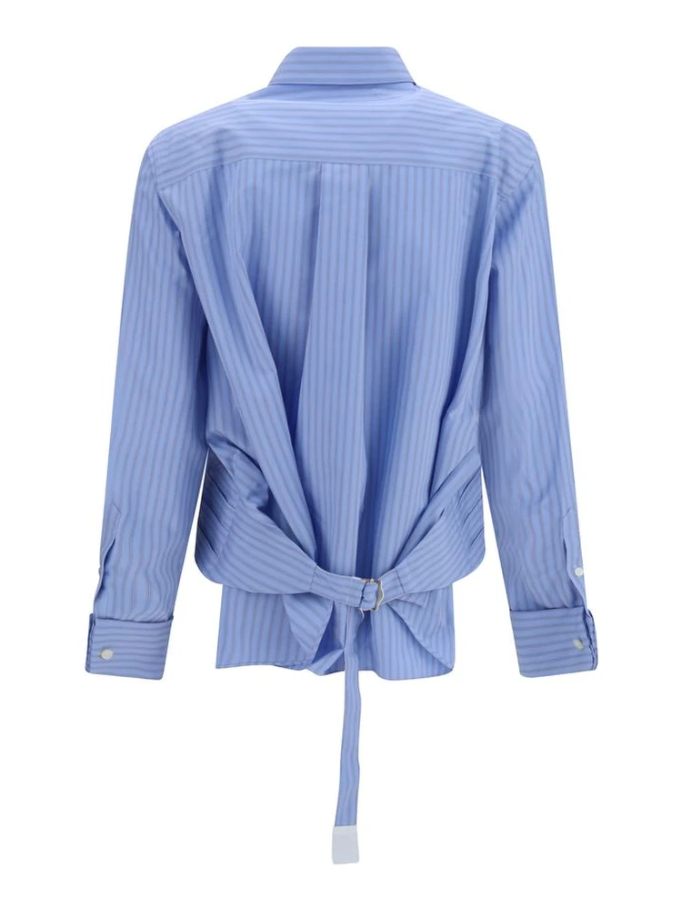 Blue Cotton Pattern Shirt alternative