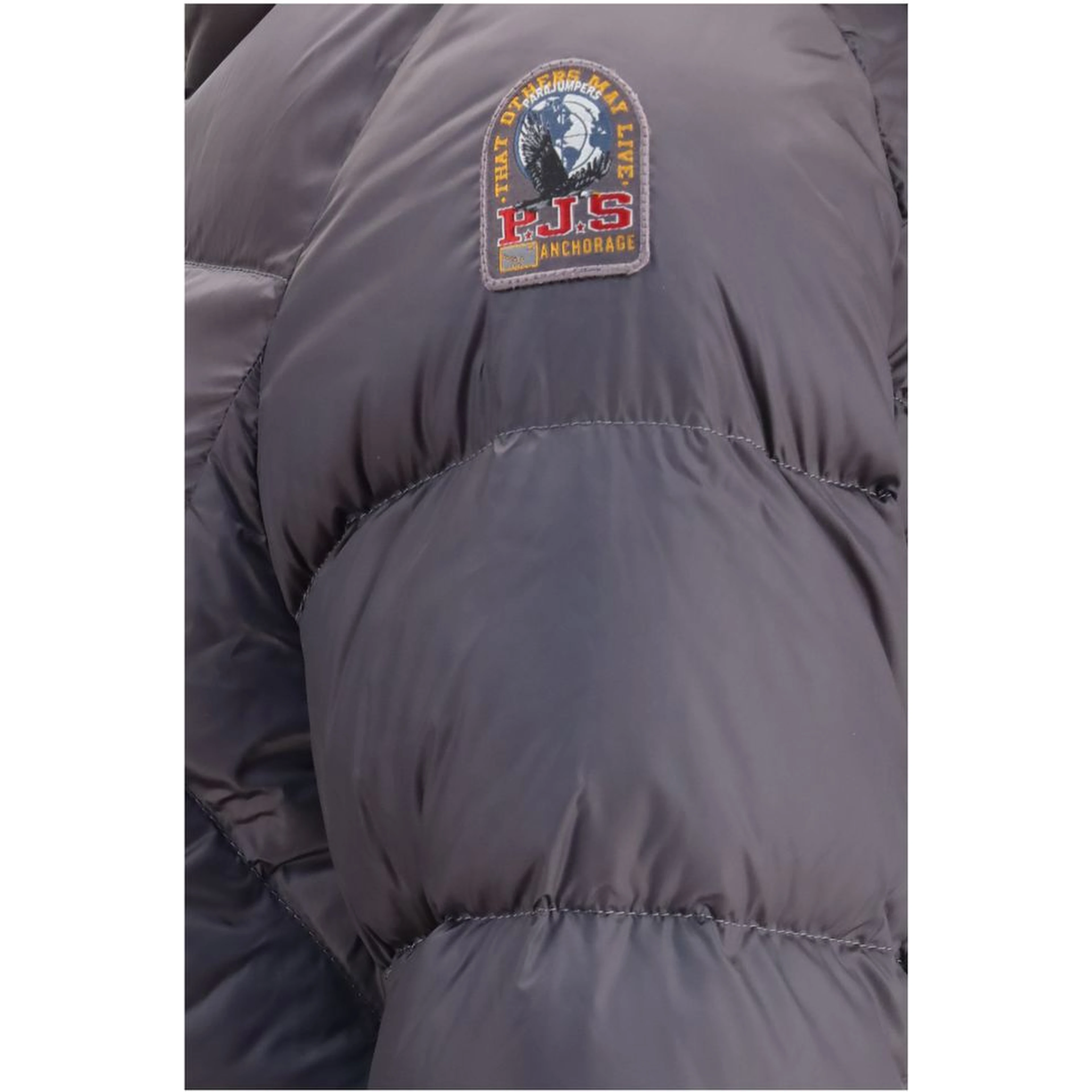 Gray Goose Down Full-Length Jacket