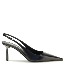 Black Calf Leather Bos Taurus High Heel Pumps
