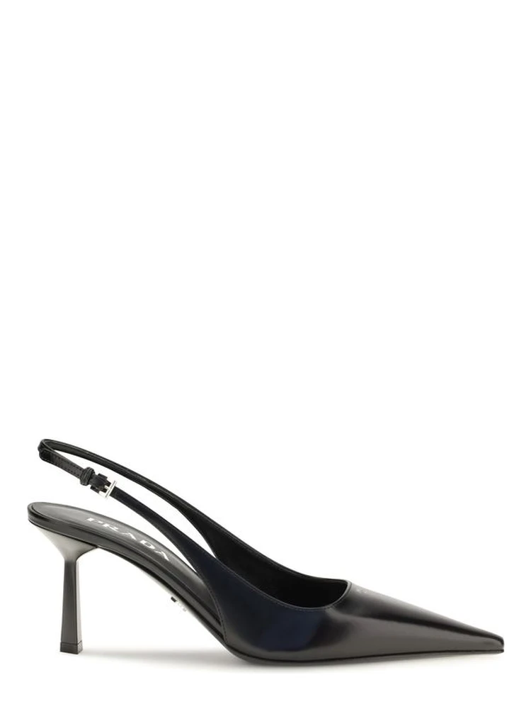 Black Calf Leather Bos Taurus High Heel Pumps