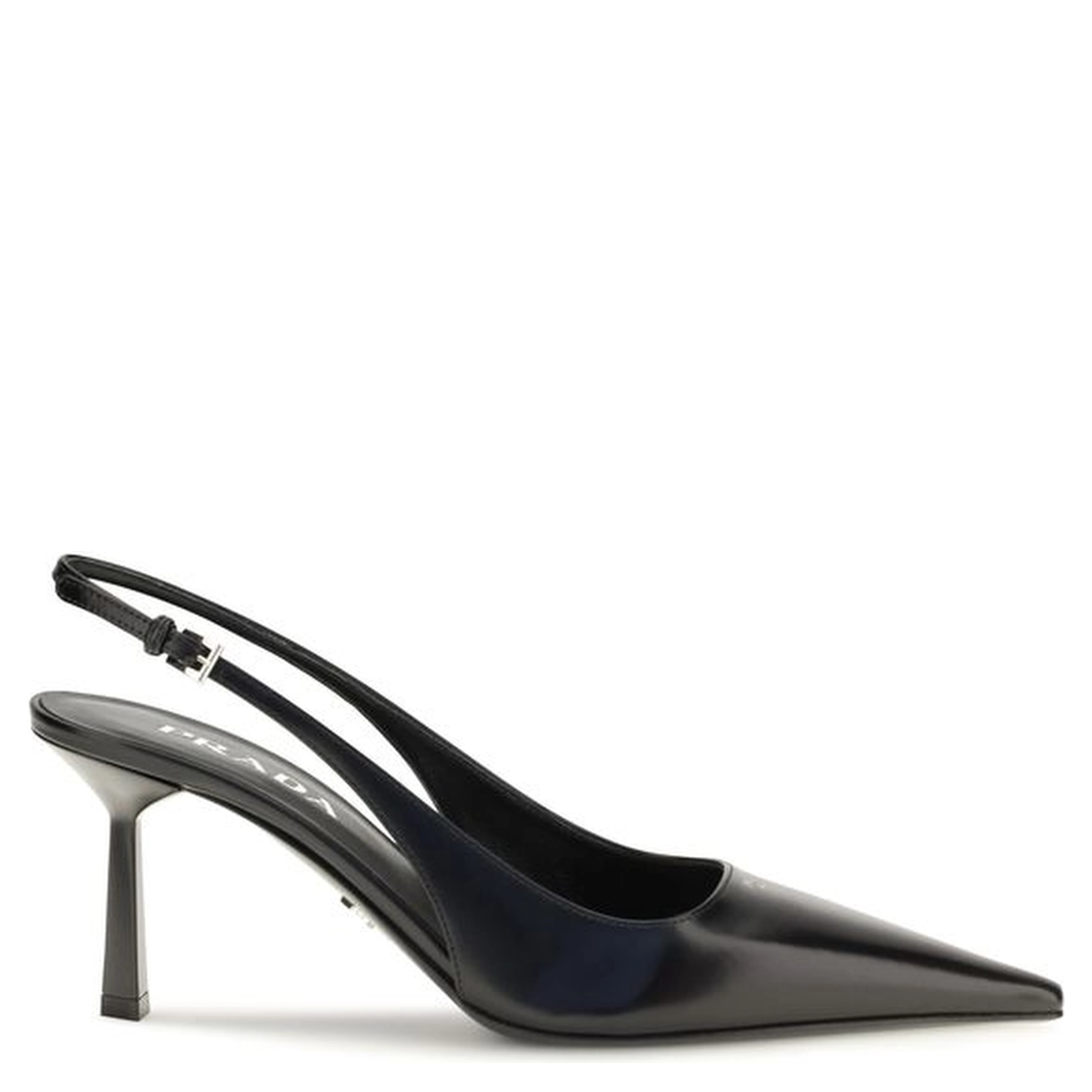 Black Calf Leather Bos Taurus High Heel Pumps