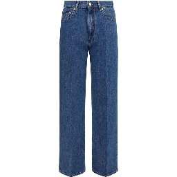 Blue Cotton Relaxed Fit Jeans