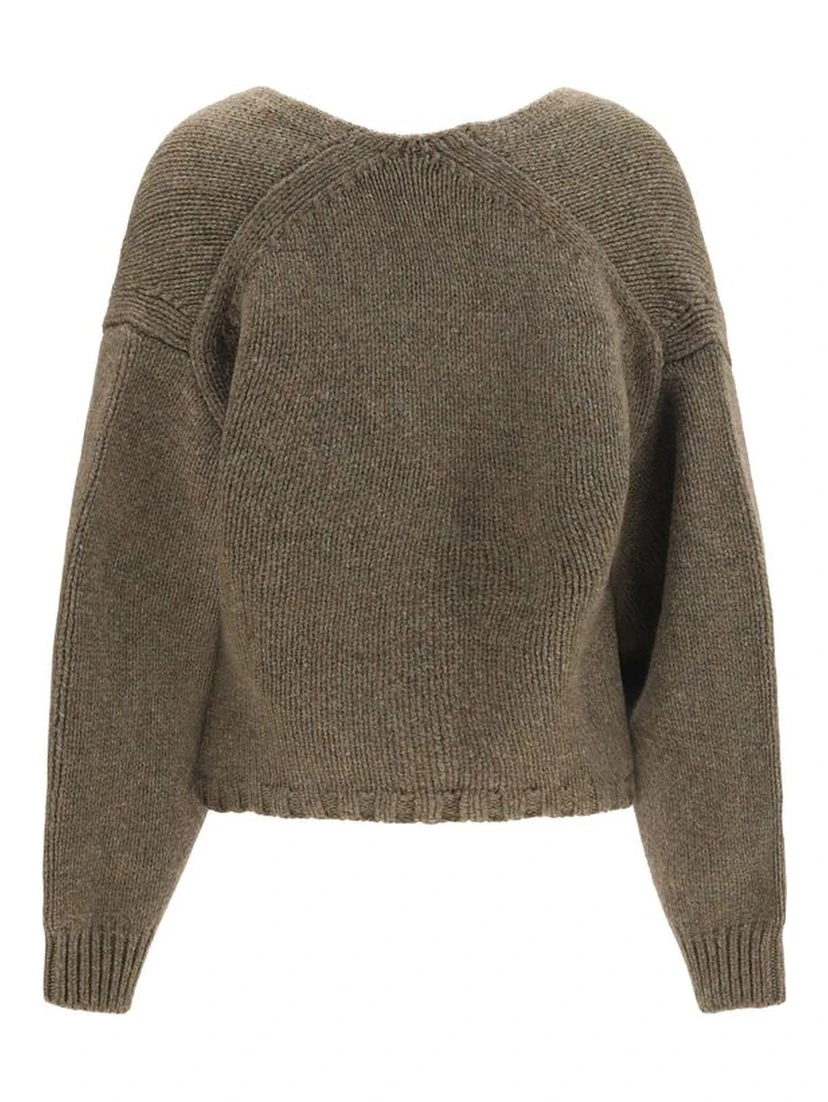 Bicolor Cashmere Cardigan