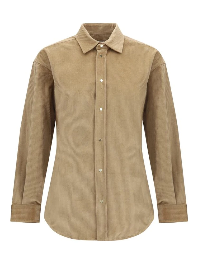 Beige Denim Shirt