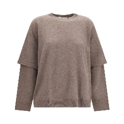 Brown Wool Oves Aries Sweatshirt