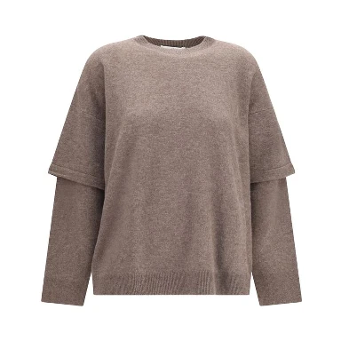 Brown Wool Oves Aries Sweatshirt