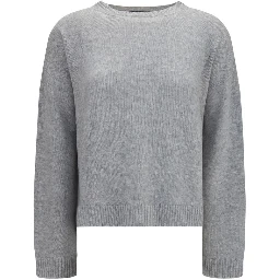 Gray Cashmere Sweatshirt