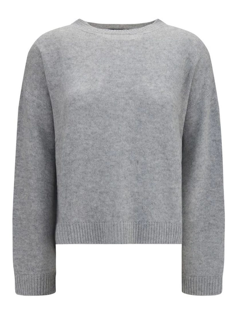 Gray Cashmere Sweatshirt