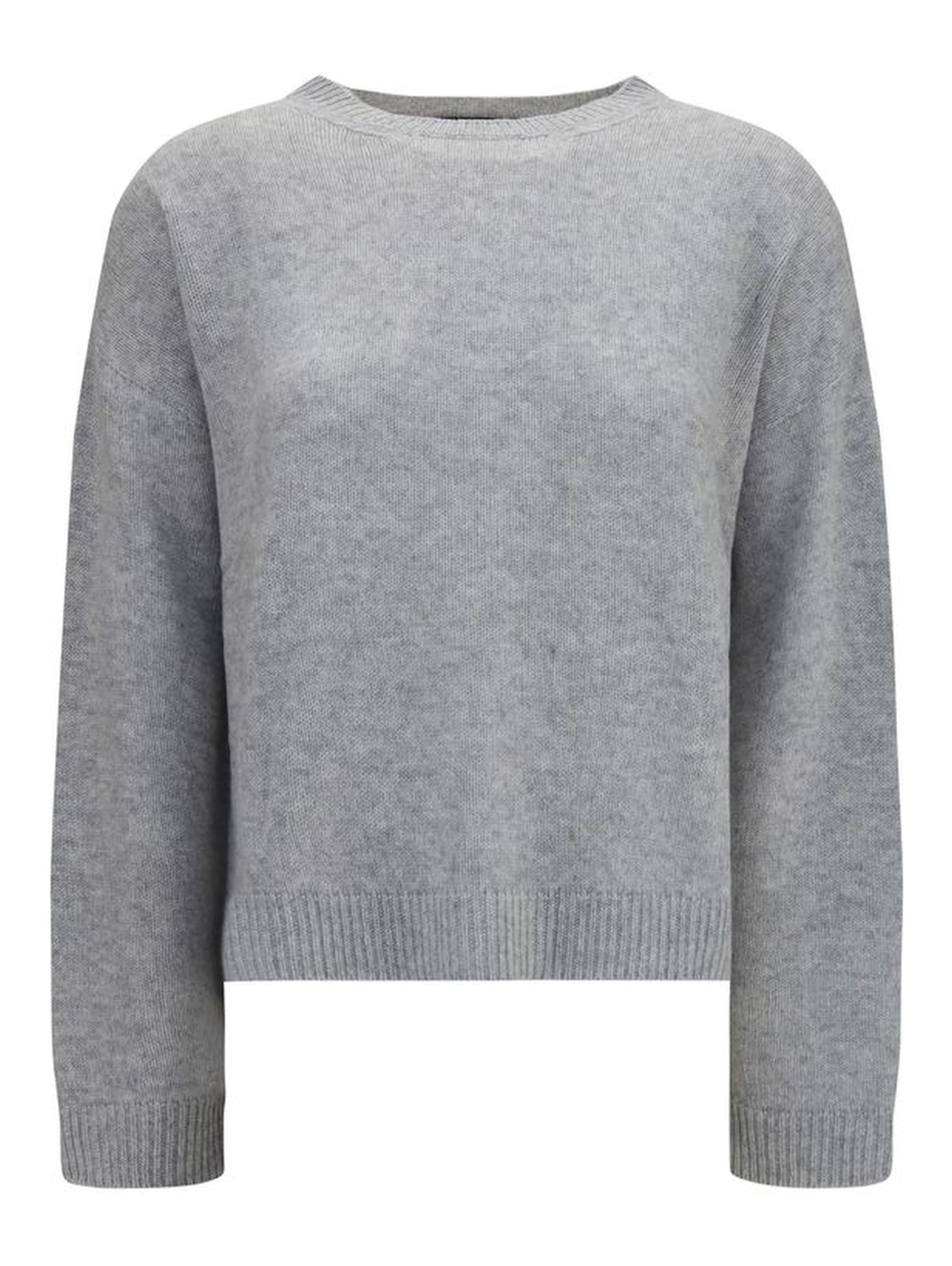 Gray Cashmere Sweatshirt