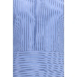 Blue Cotton Pattern Shirt