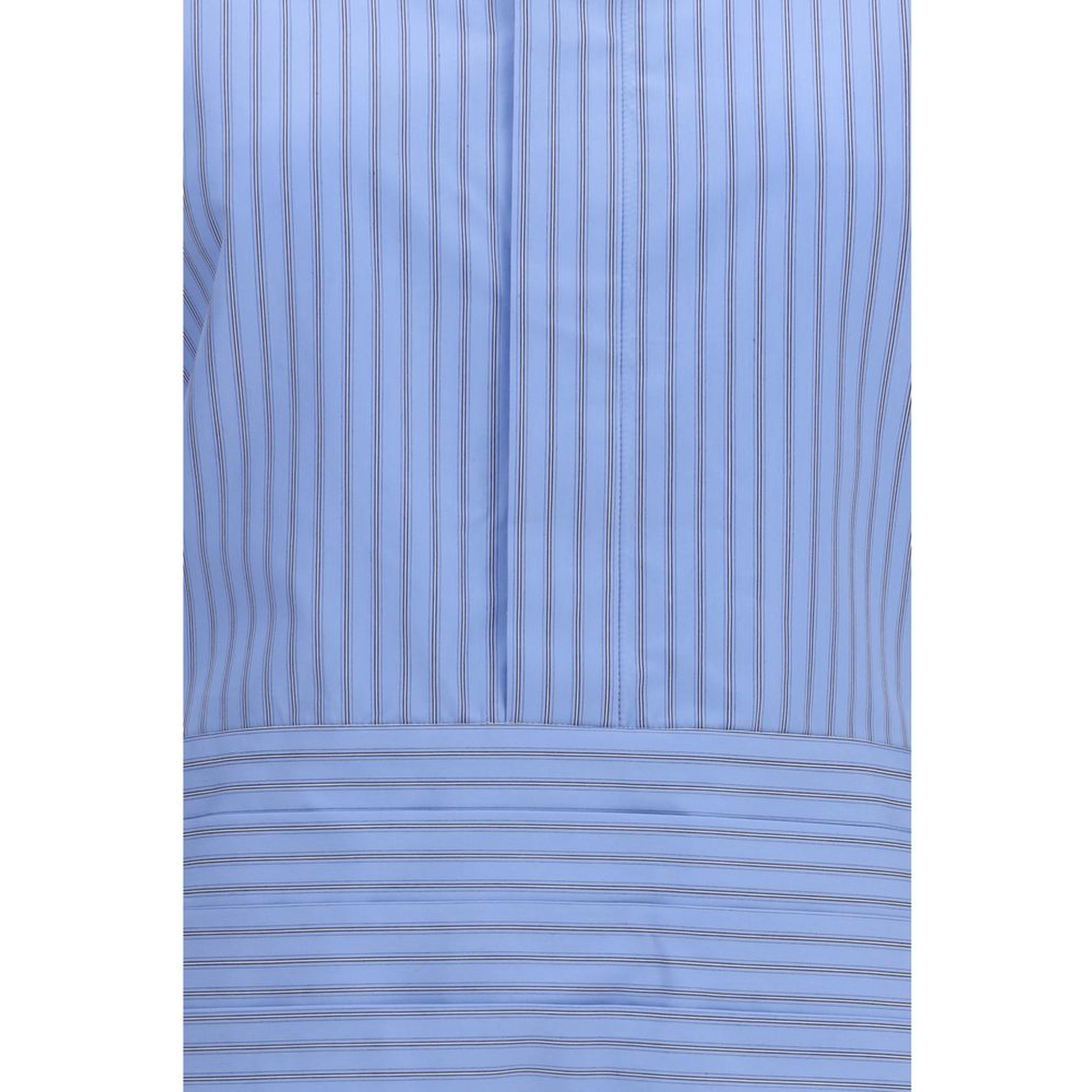 Blue Cotton Pattern Shirt