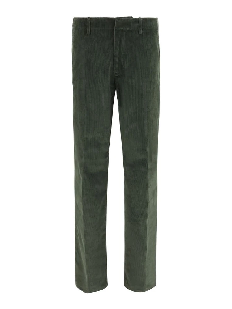 Bicolor Cotton Casual Pants