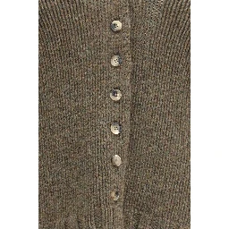 Bicolor Cashmere Cardigan