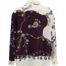 Multicolor Silk Pattern Shirt