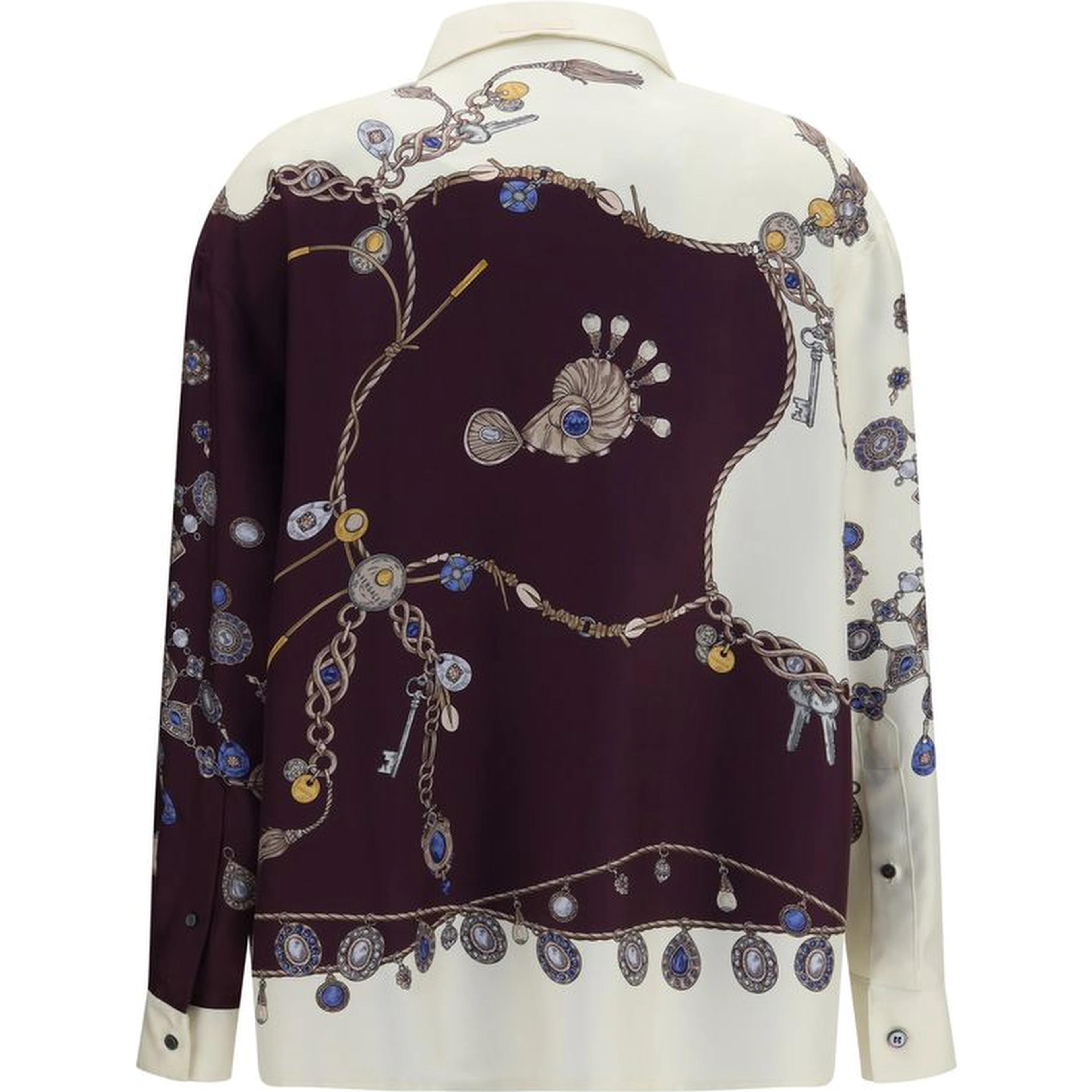 Multicolor Silk Pattern Shirt